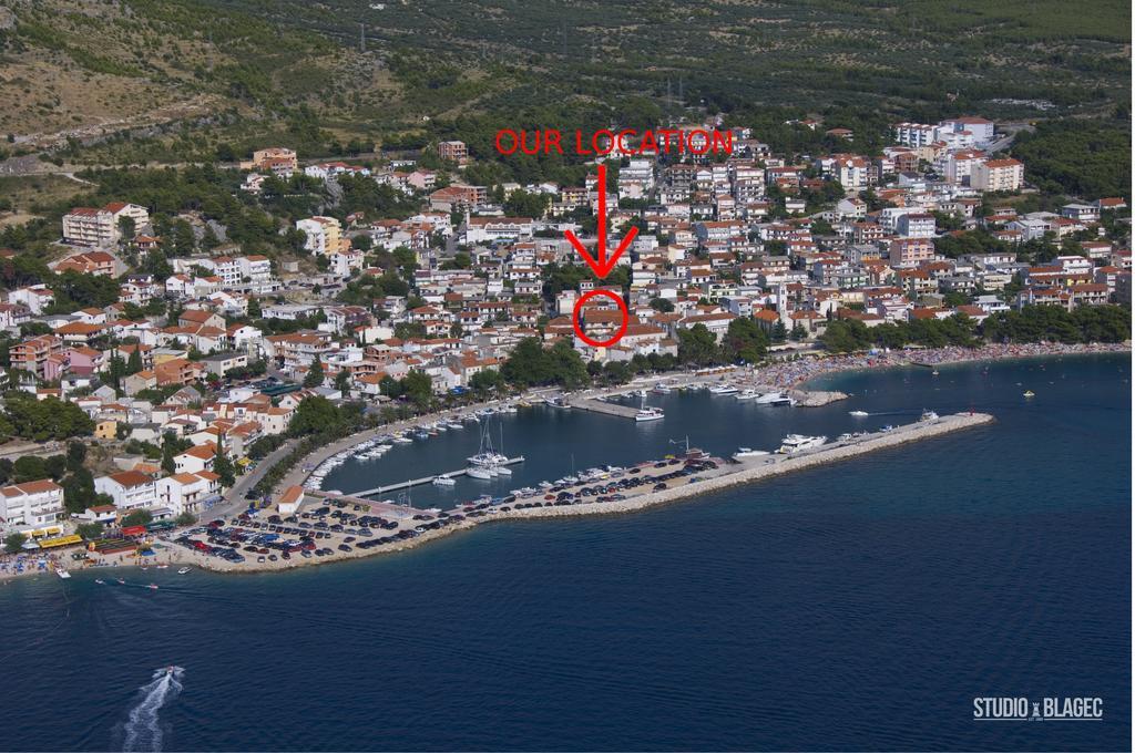 Apartments Marta Baška Voda Esterno foto